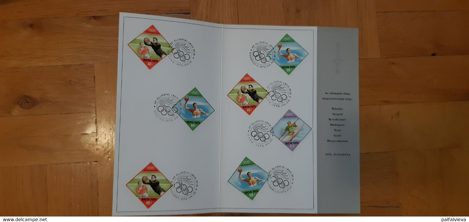 Stamps Set Hungary - Olympics München 1972. - Cartas & Documentos