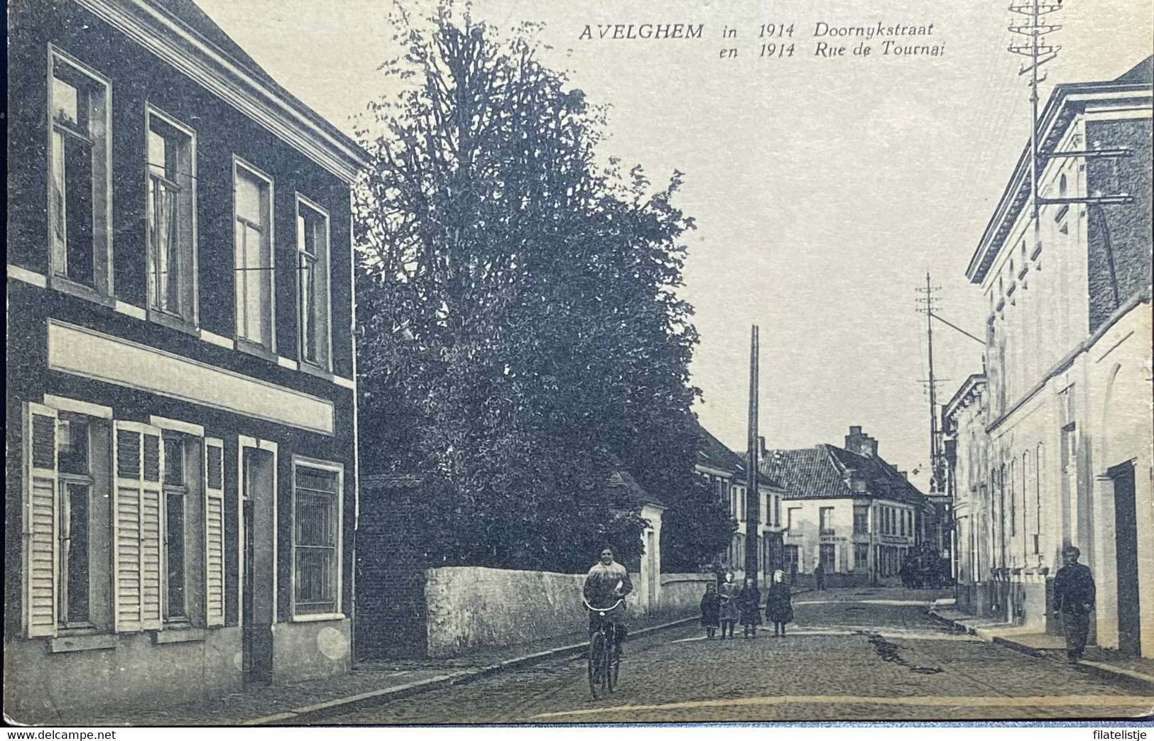 Avelgem In 1914 Doorniekstraat Gelopen 1928 - Avelgem