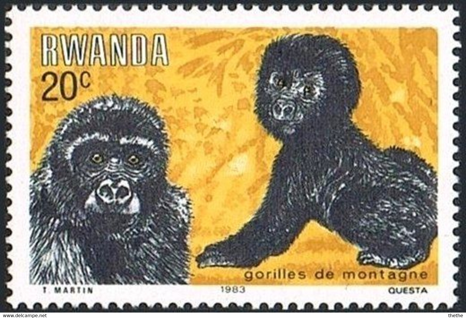 RWANDA - Gorilles De Montagne - Gorilles