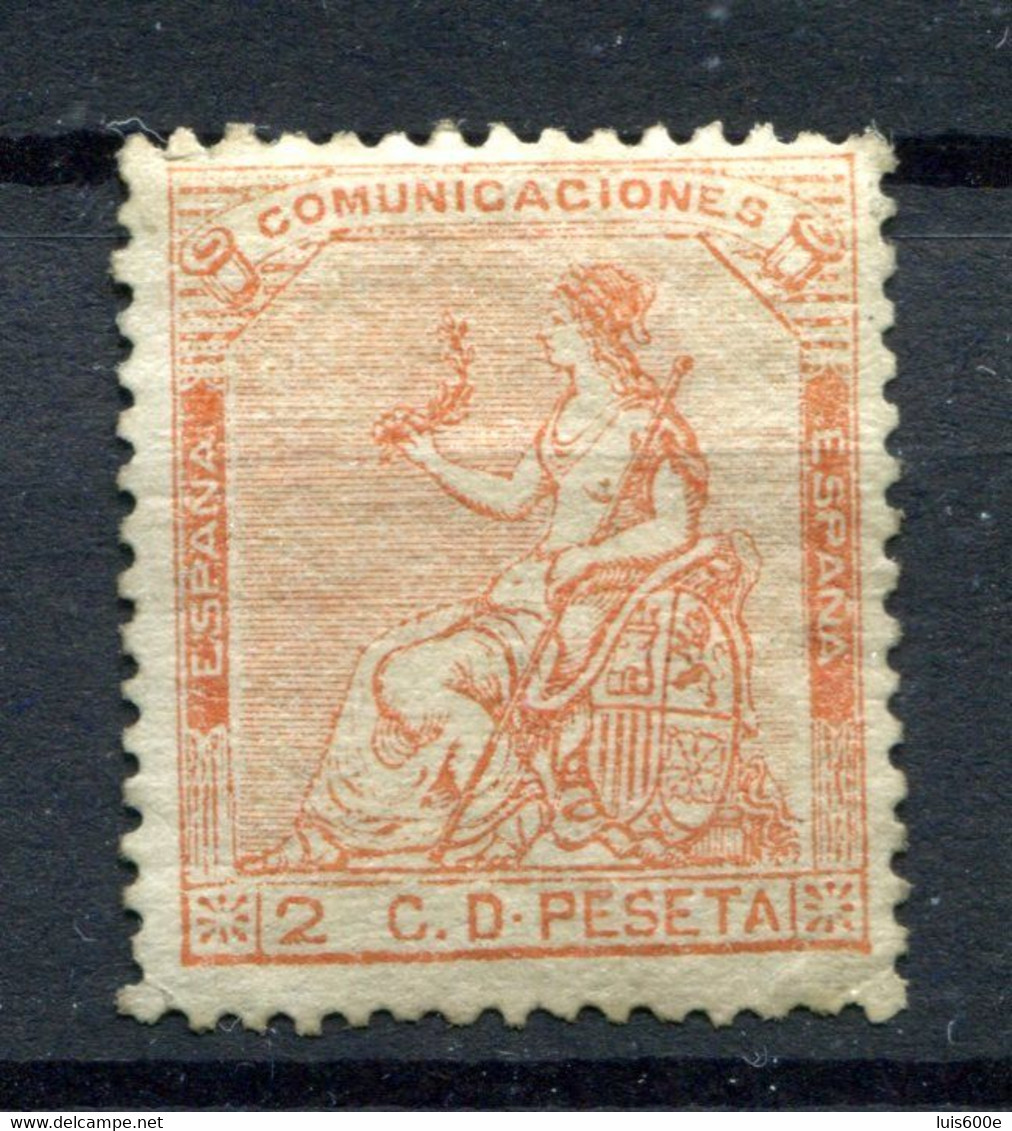 1873.ESPAÑA.EDIFIL 131*.NUEVO CON FIJASELLOS(MH).CATALOGO 23€ - Unused Stamps