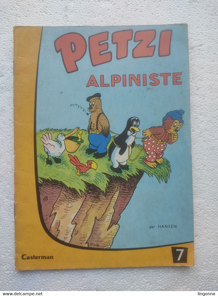 1960 BD PETZI ALPINISTE N° 7 HANSEN EO CASTERMAN - Petzi