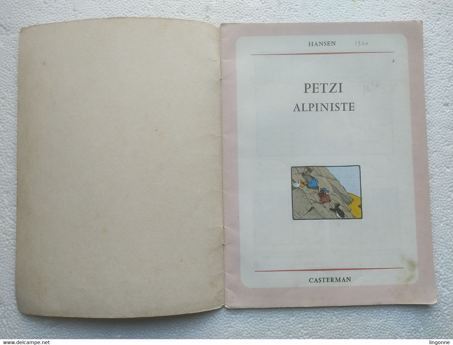 1960 BD PETZI ALPINISTE N° 7 HANSEN EO CASTERMAN - Petzi