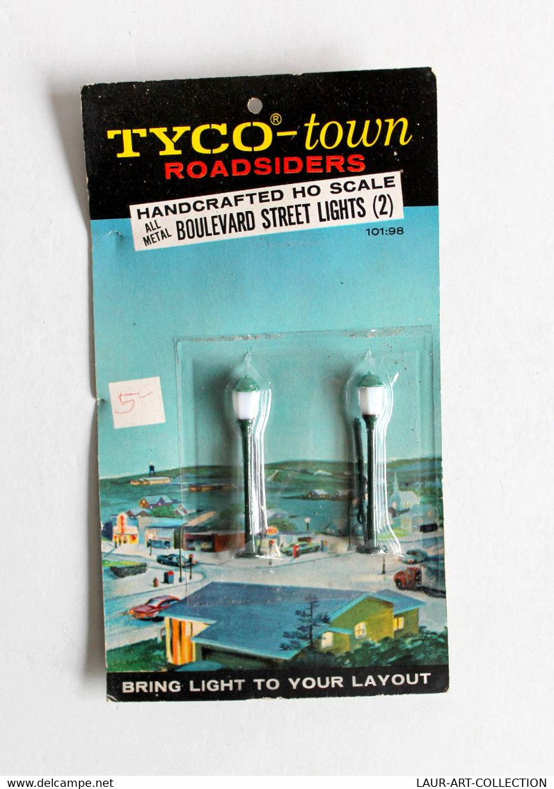 LAMPADAIRE REVERBERE LUMINAIRE - ECH: HO / TYCO-TOWN ROADSIDERS, MINIATURE TRAIN - MODELISME FERROVIAIRE (1712.85) - Elektrische Artikels