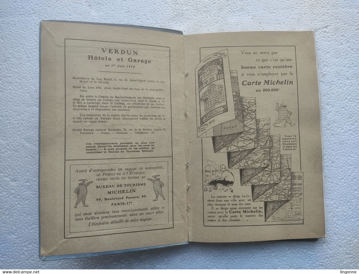 1925 GUIDES ILLUSTRES MICHELIN DES CHAMPS DE BATAILLE :LA BATAILLE DE VERDUN (1914-1918) - Michelin (guide)