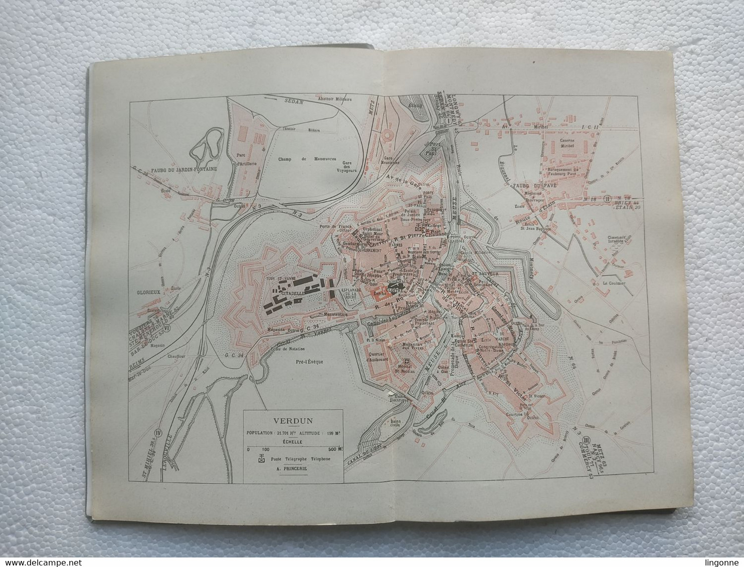 1925 GUIDES ILLUSTRES MICHELIN DES CHAMPS DE BATAILLE :LA BATAILLE DE VERDUN (1914-1918)