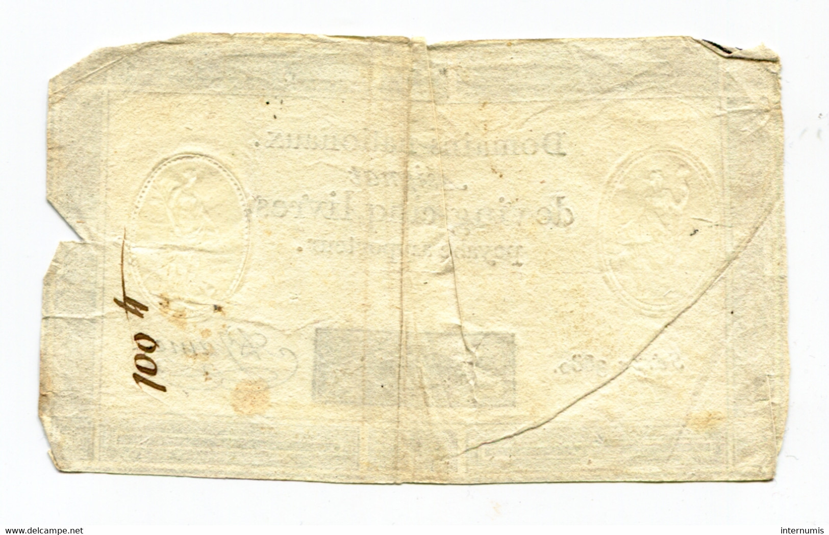 France, Assignat De Vignt-Cinq Livres, , Loi Du 6 Juin 1793, N° : Série 3880., TB (F), Ass-43a, P-A71 - ...-1889 Anciens Francs Circulés Au XIXème