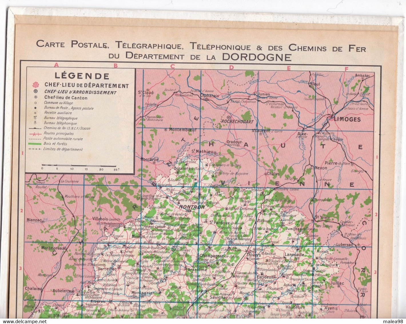 ALMANACH  DES PTT ,  DOUBLE ,,,,1962 DORDOGNE ,FETES A SOUHAITER,,,  INDICATEUR DES PTT ,TABLE DE CALCUL ,,,CARTE  _ , - Grand Format : 1961-70