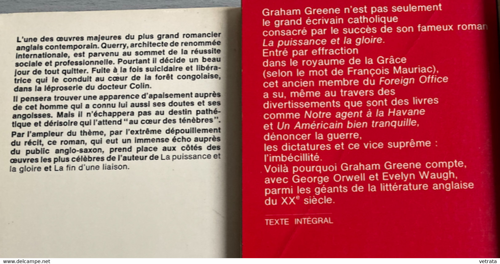 6 Livres De Graham Greene Format Poche (Tueur à Gages-Le 3ème Homme-Une Sorte De Vie-Le Ministère De La Peur-La Saison D - Paquete De Libros