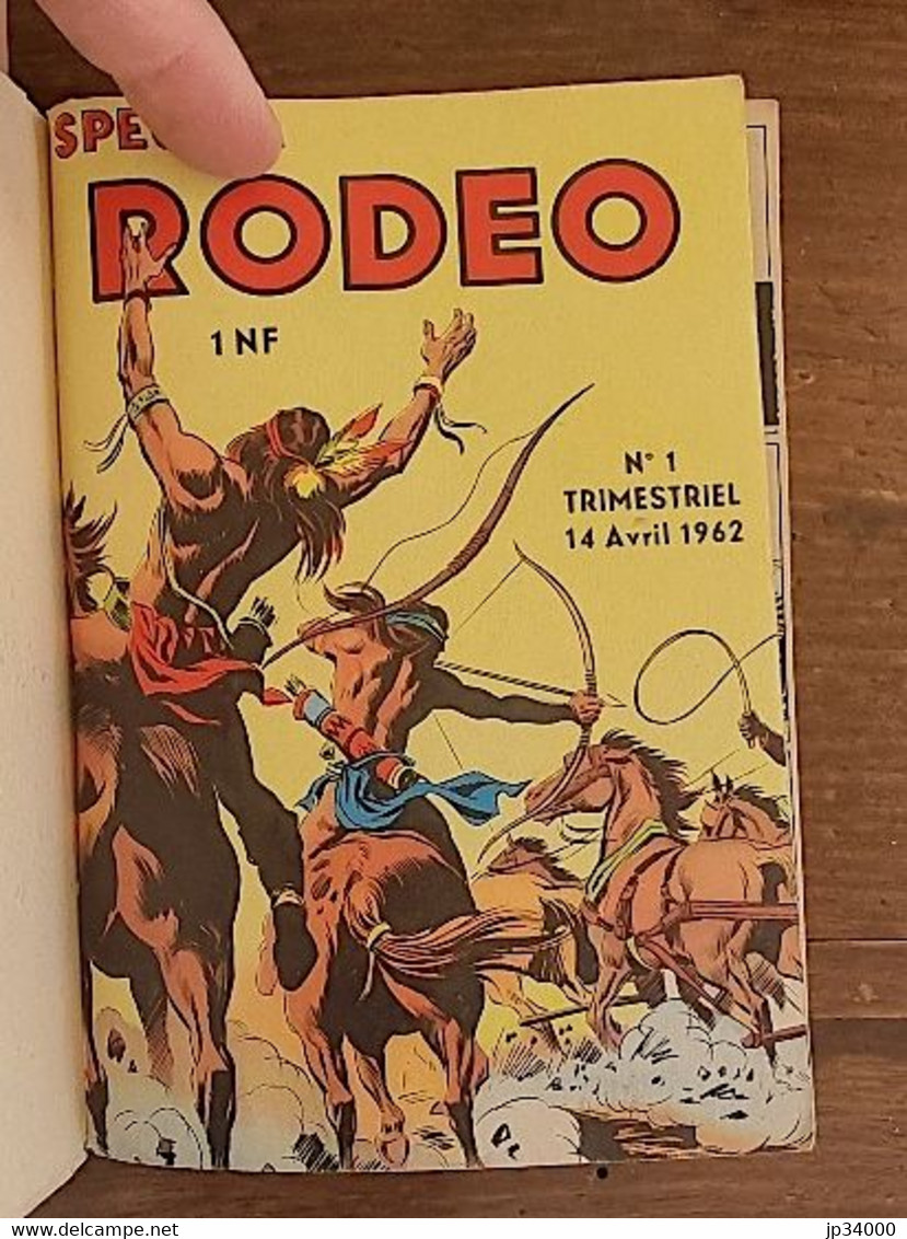 Spécial Rodéo. Reliure éditeur N°1 (Contient Les N° 1 Et 2 Manque Le 3) 1962. Editions LUG - Rodeo