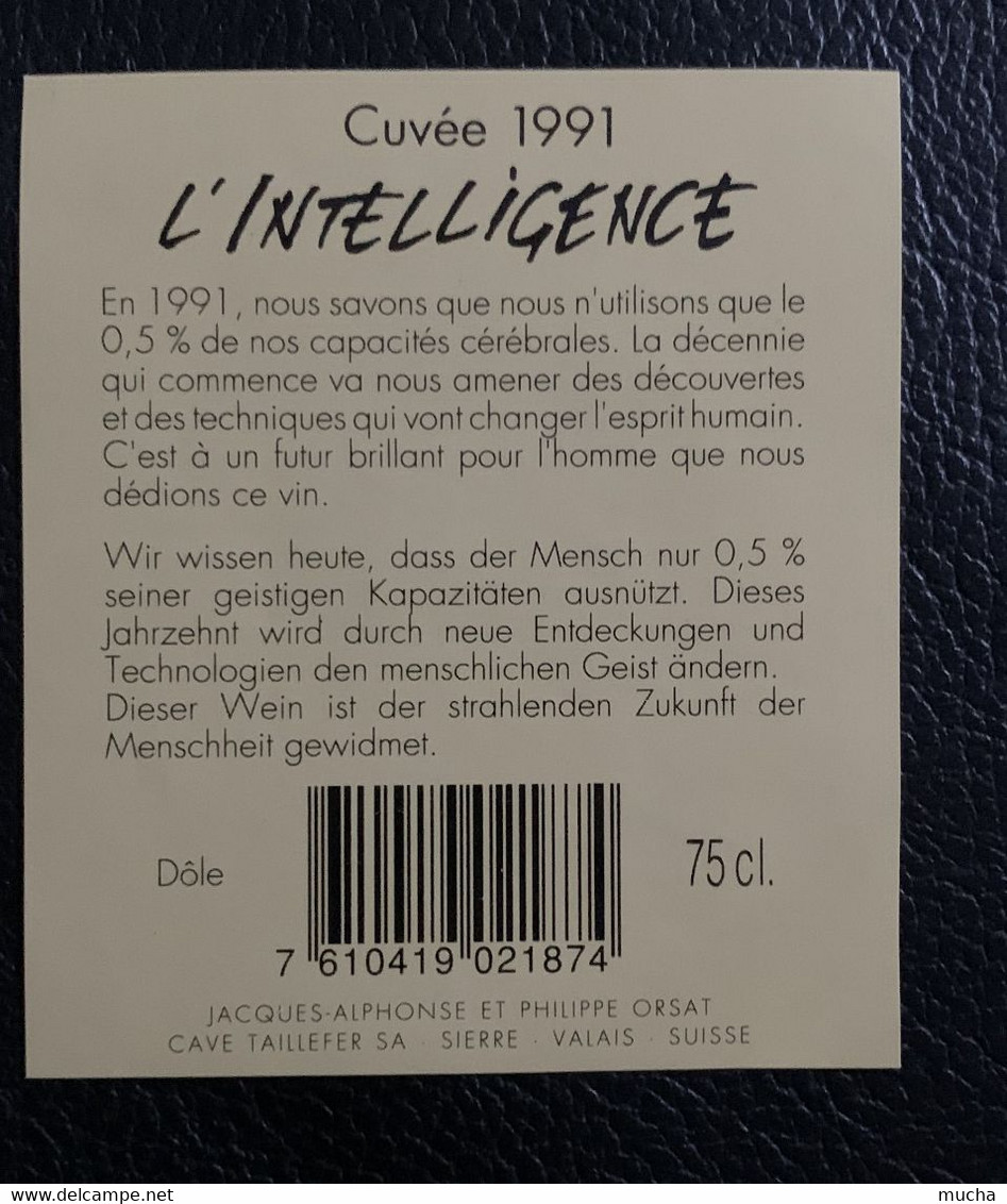 19816  - Série Les Humanistes 1991 24 étiquettes Dessins De Pécub  Fendant JA & PH Orsat Cave Taillefer Sierre - Humour