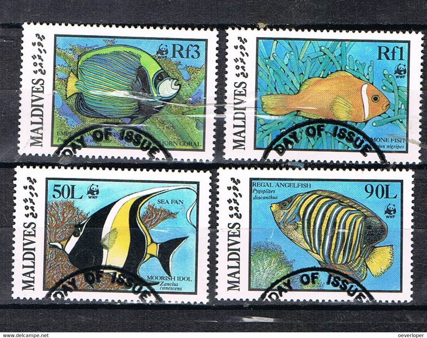 Maldives Fish WWF 1986 Used - Gebraucht