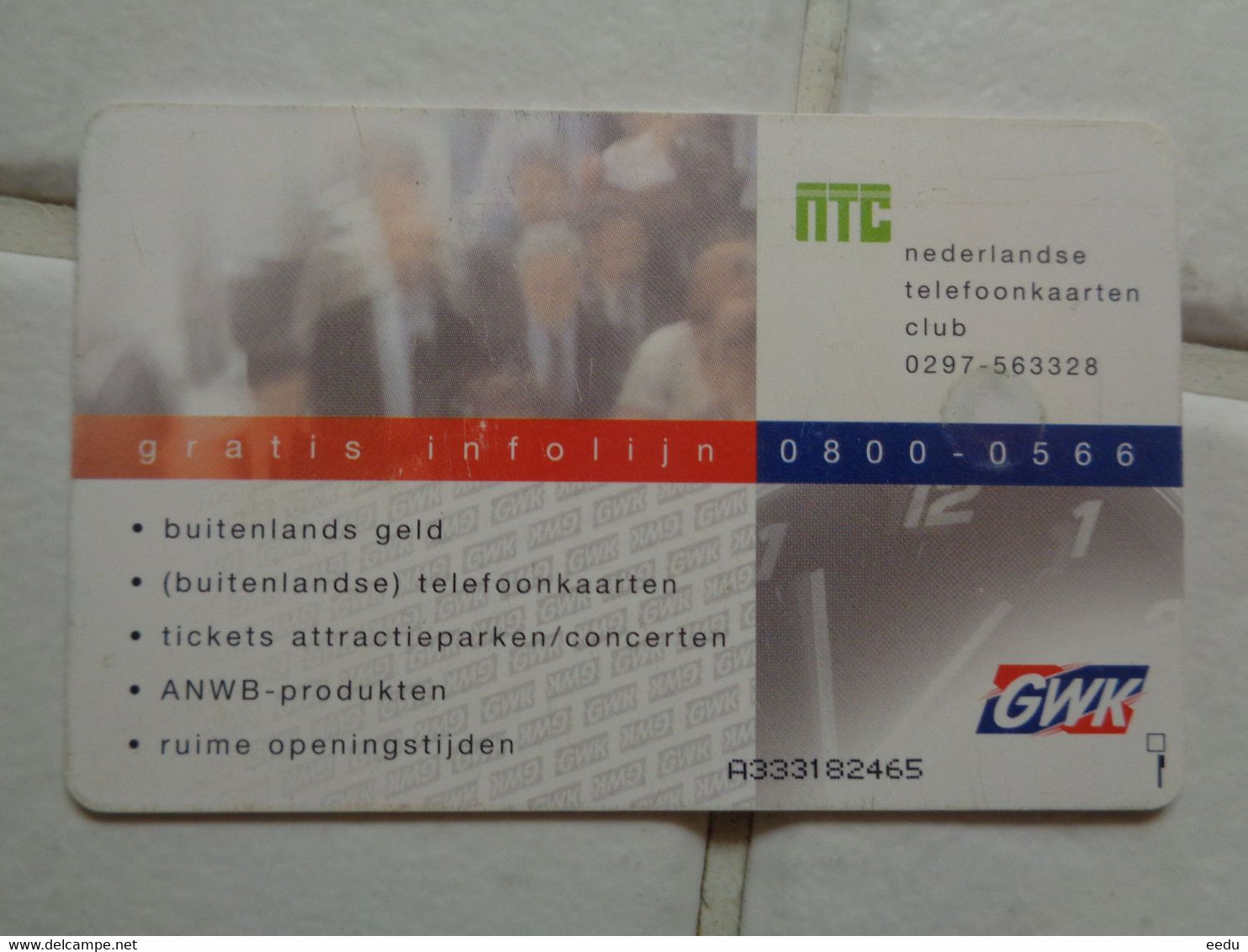 Netherlands Phonecard Train - Ohne Zuordnung