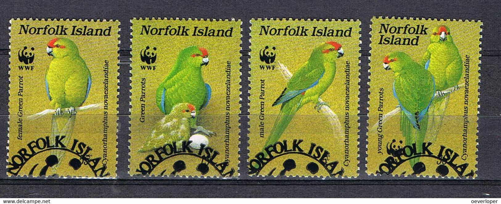 Norfolk Island Parrot 1987 Used - Usados