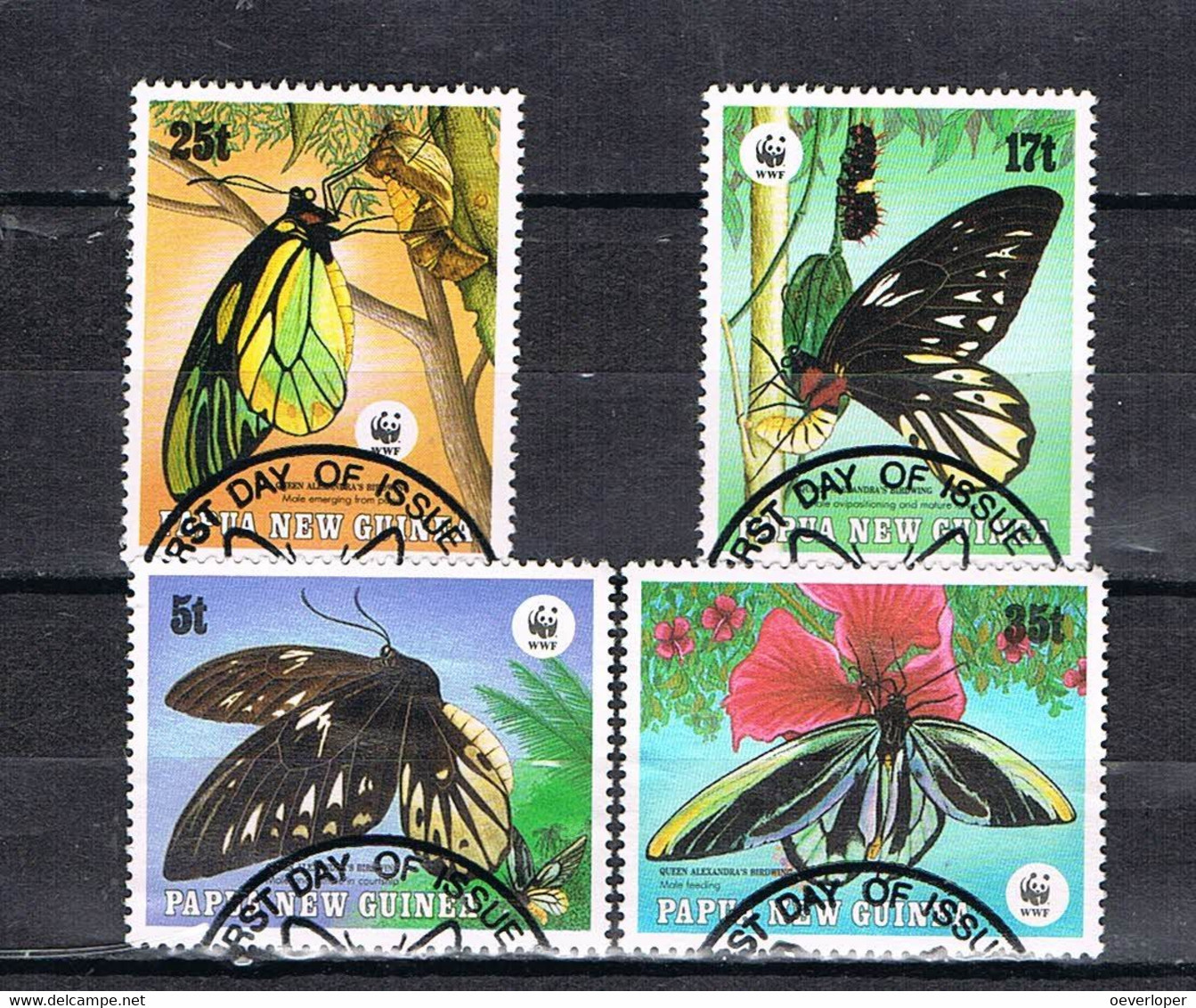 Papua New Guinea WWF 1988 Used - Gebraucht