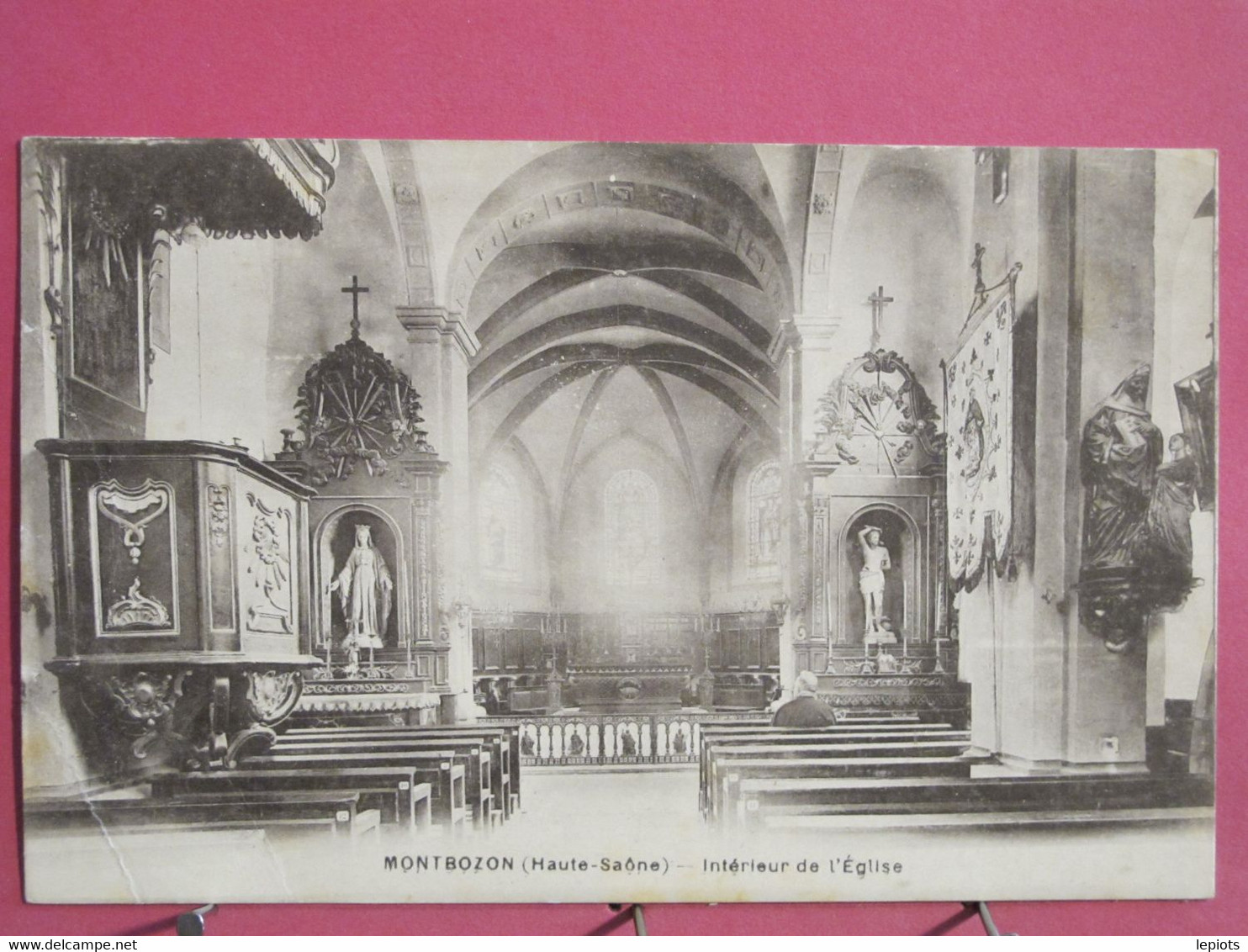 70 - Montbozon - Intérieur De L'Eglise - R/verso - Montbozon