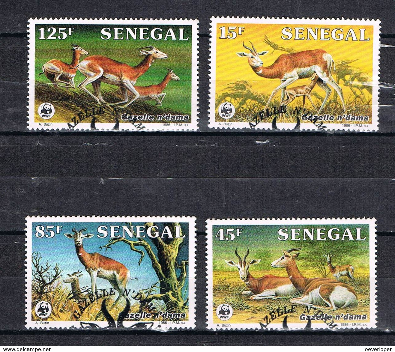 Senegal 1986 Antelope WWF Used - Oblitérés