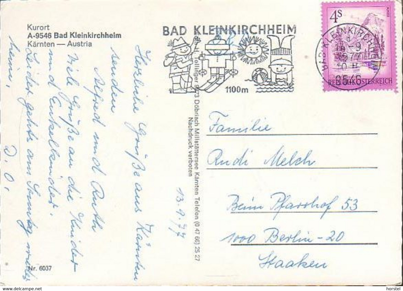 Austria - 9546 Bad Kleinkirchheim - Alte Ortsansicht - Nice Stamp - Feldkirchen In Kärnten