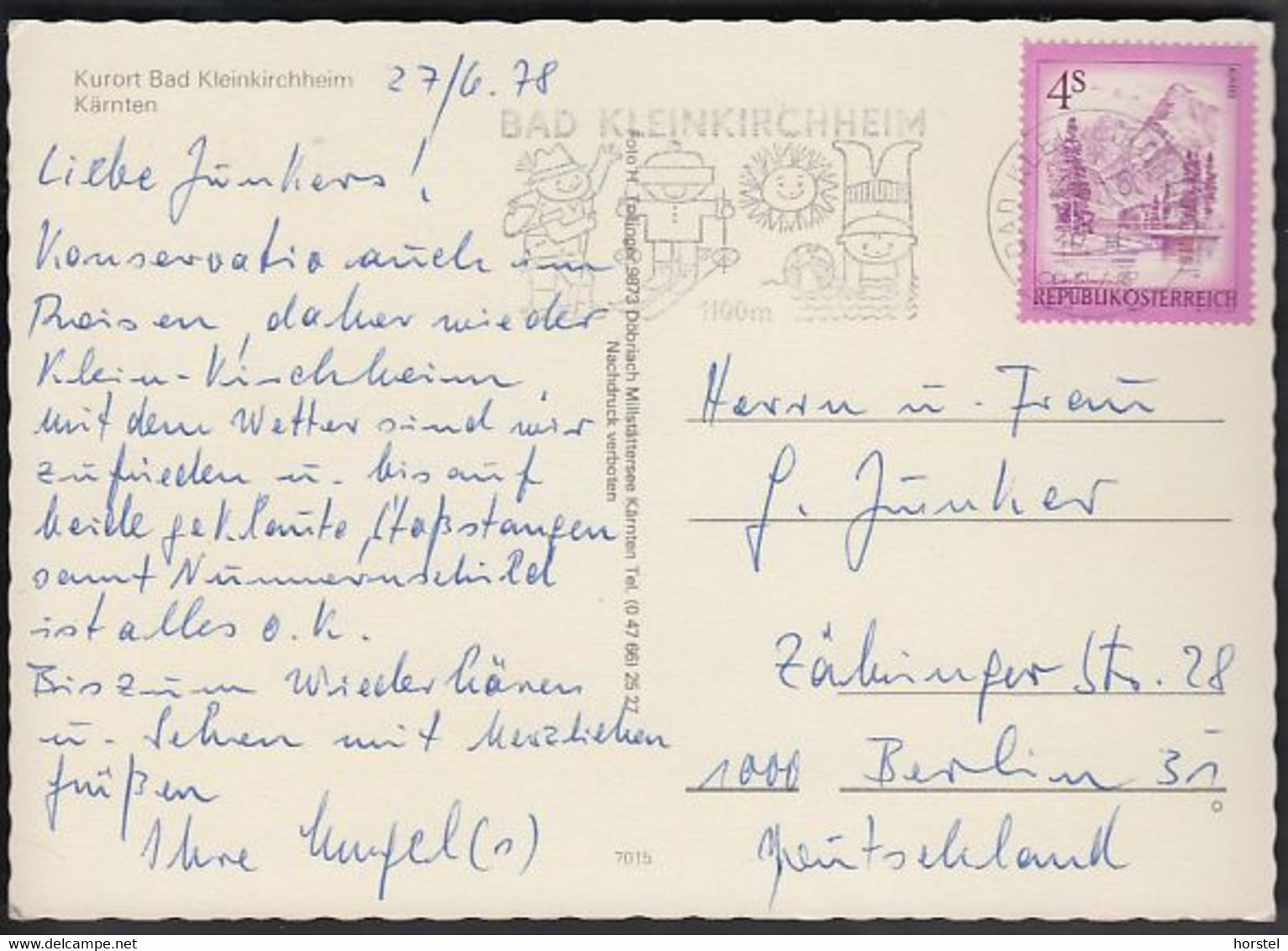 Austria - 9546 Bad Kleinkirchheim - Alte Ansichten - Nice Stamp - Feldkirchen In Kärnten