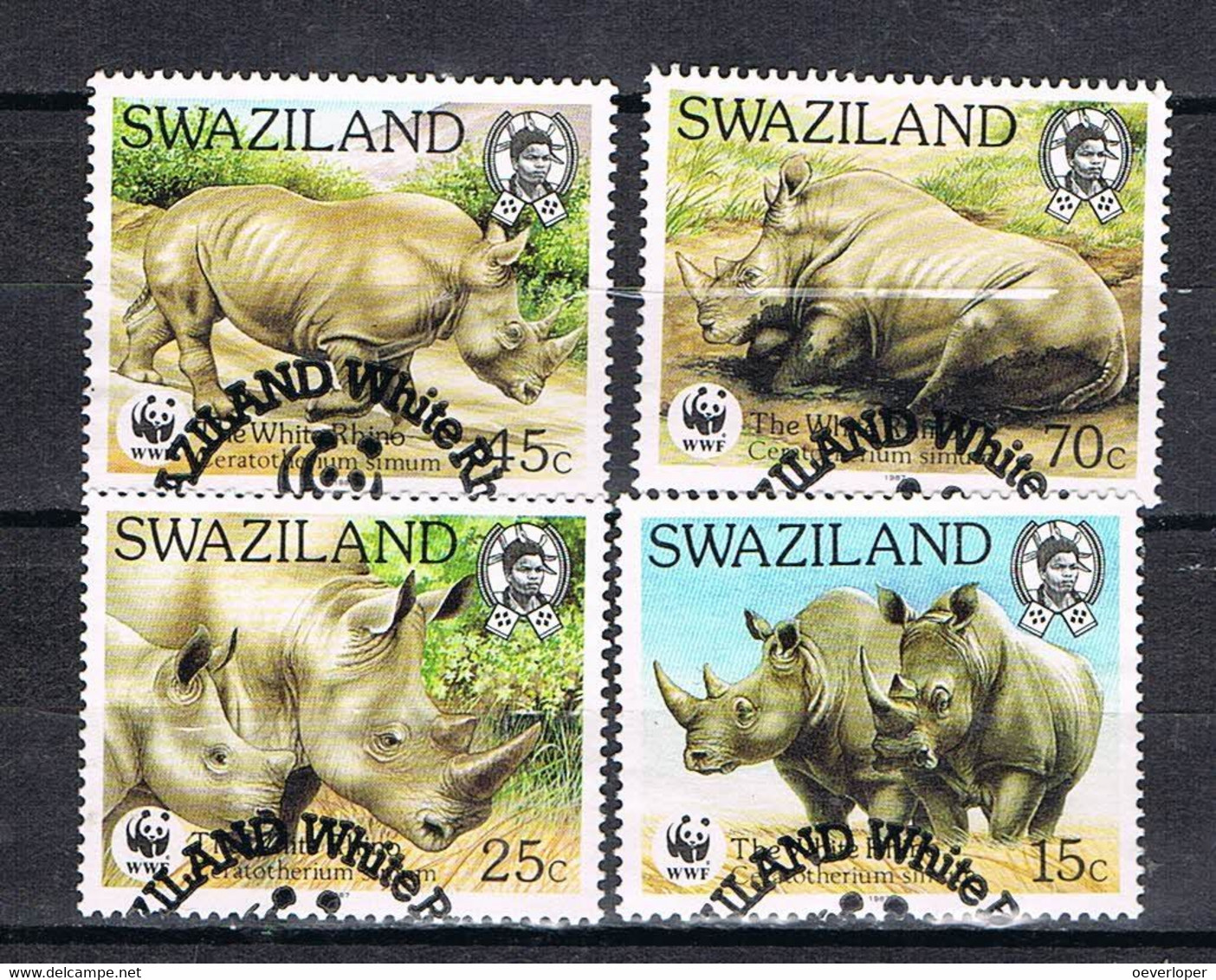 Swaziland 1987 WWF Used - Usati