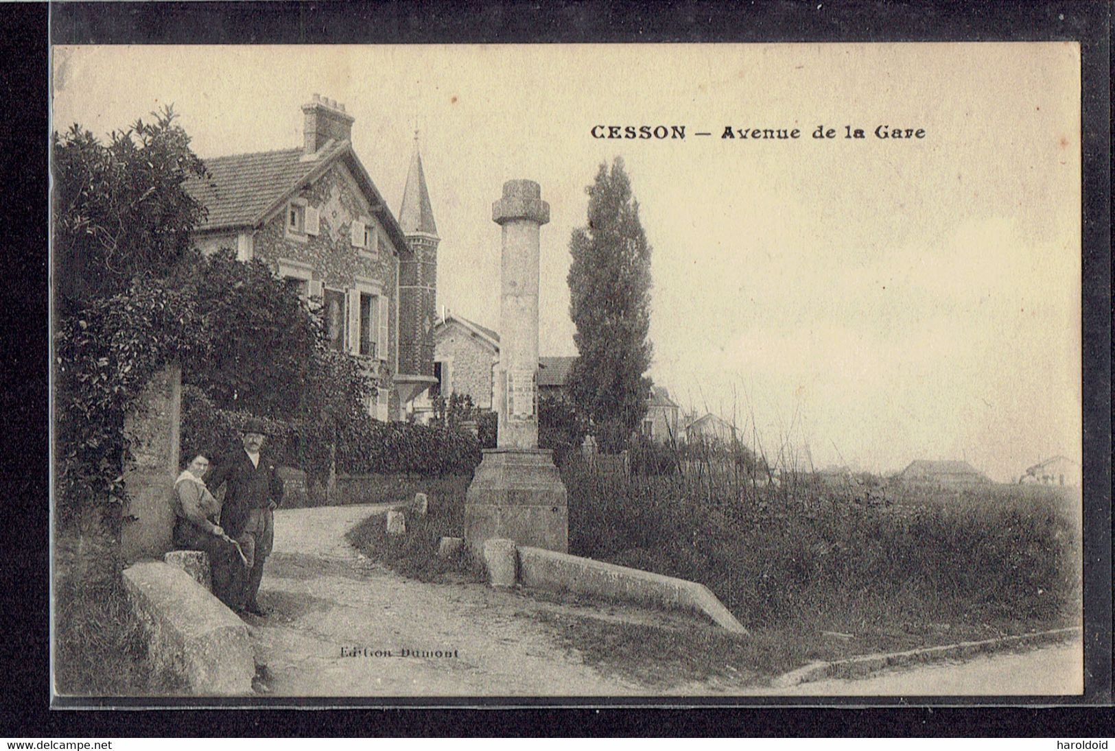 CPA 77 - CESSON - AVENUE DE LA GARE - Cesson