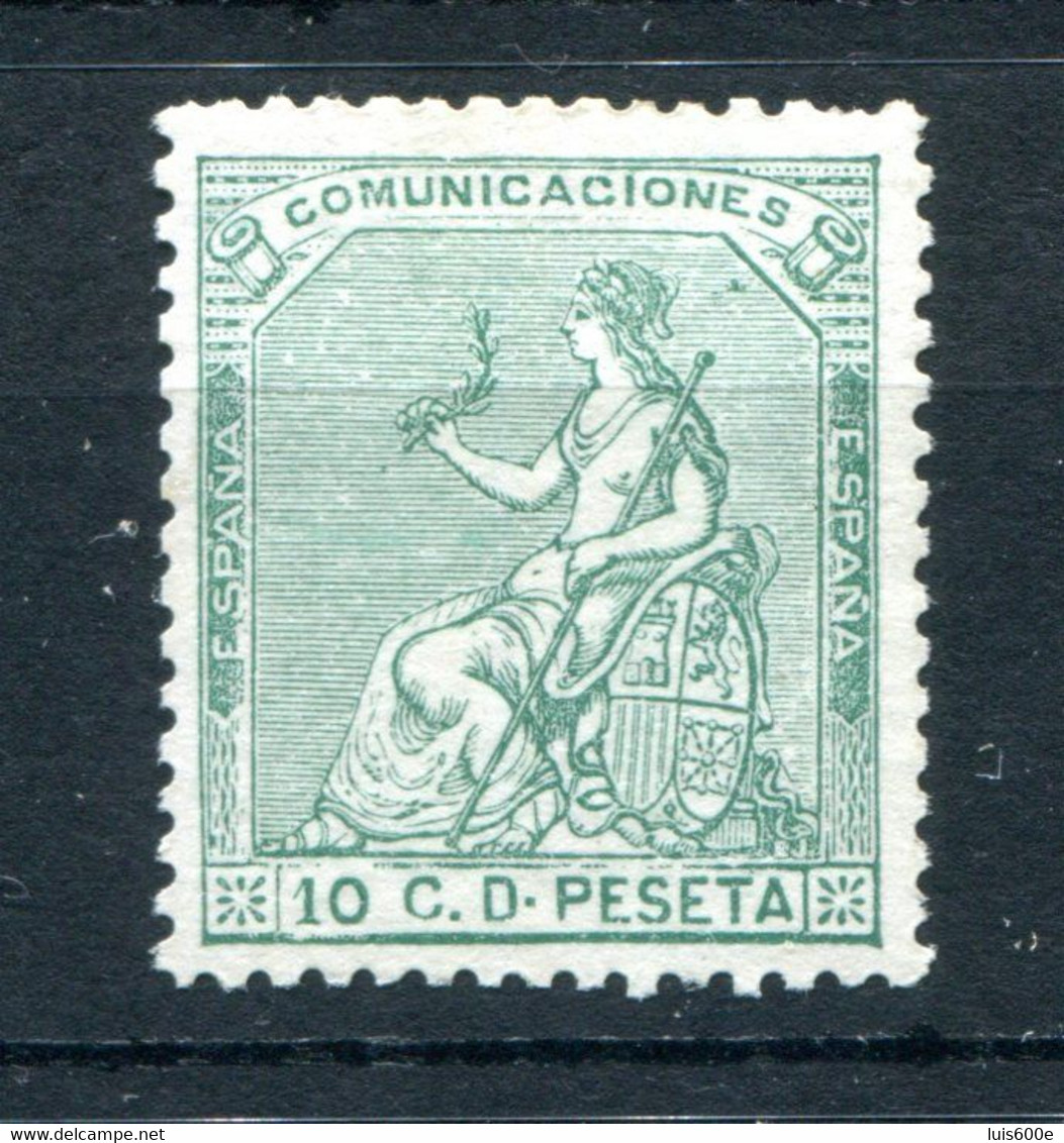 1876.ESPAÑA.EDIFIL 133*.NUEVO LEVE FIJASELLOS(MH)PRECIOSO - Unused Stamps