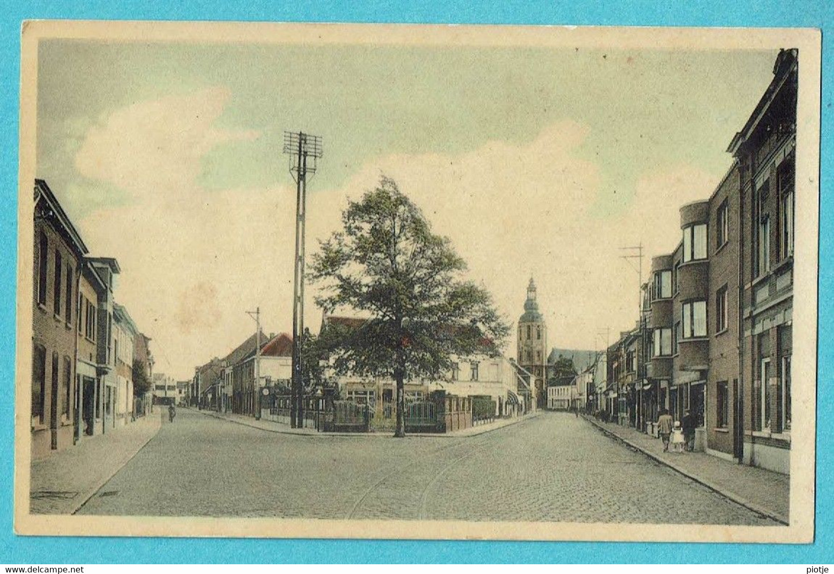 * Zele (Oost Vlaanderen) * (Artcolor, Drukkerij De Geest) Bookmolenstraat En De Deckerstraat Met Vrijheidsboom - Zele