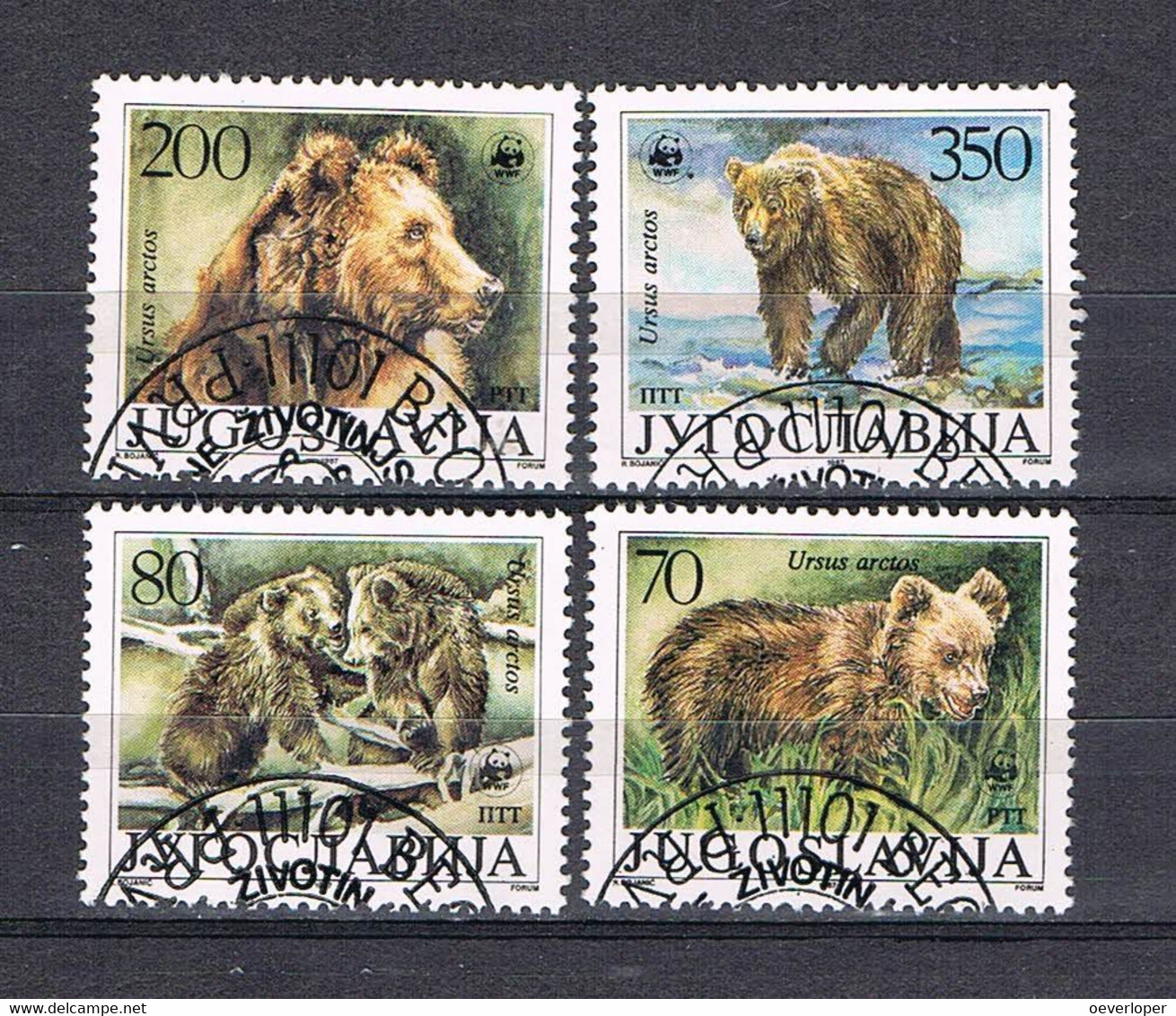 WWF Yugoslavia Bears 1987 Used - Usados