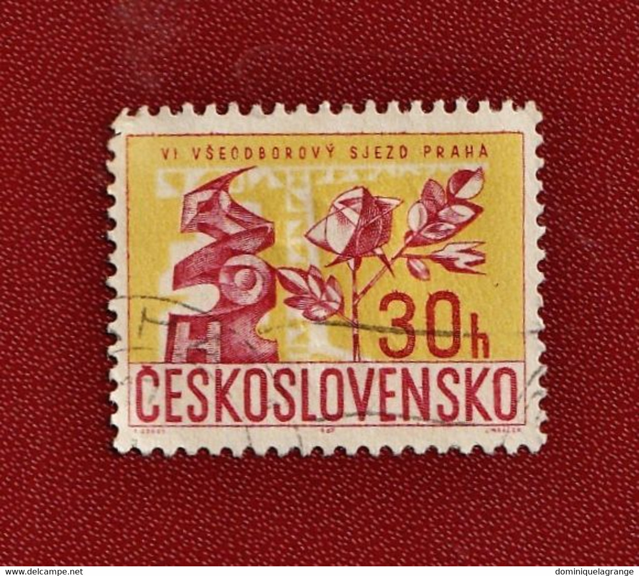 6 Timbres De Tchécoslovaquie De 1967 à 1975 - Plaatfouten En Curiosa