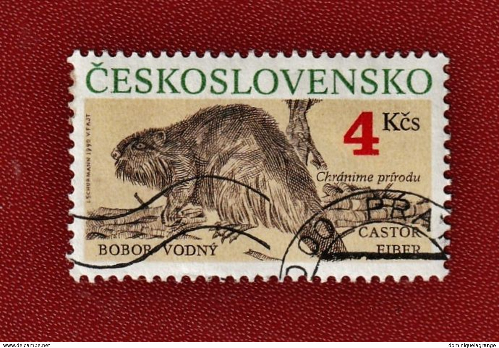 7 timbres de Tchécoslovaquie de 1936 à 1994