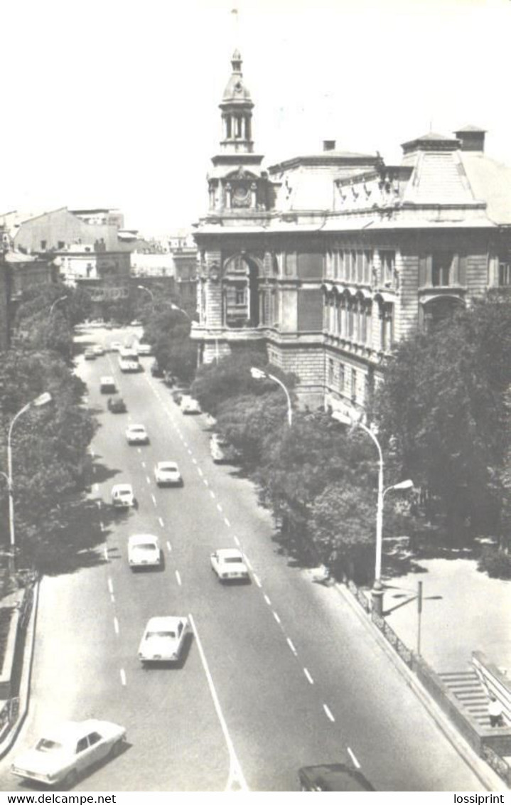 Azerbaijan:Baku, Communistic Street, 1979 - Azerbaigian