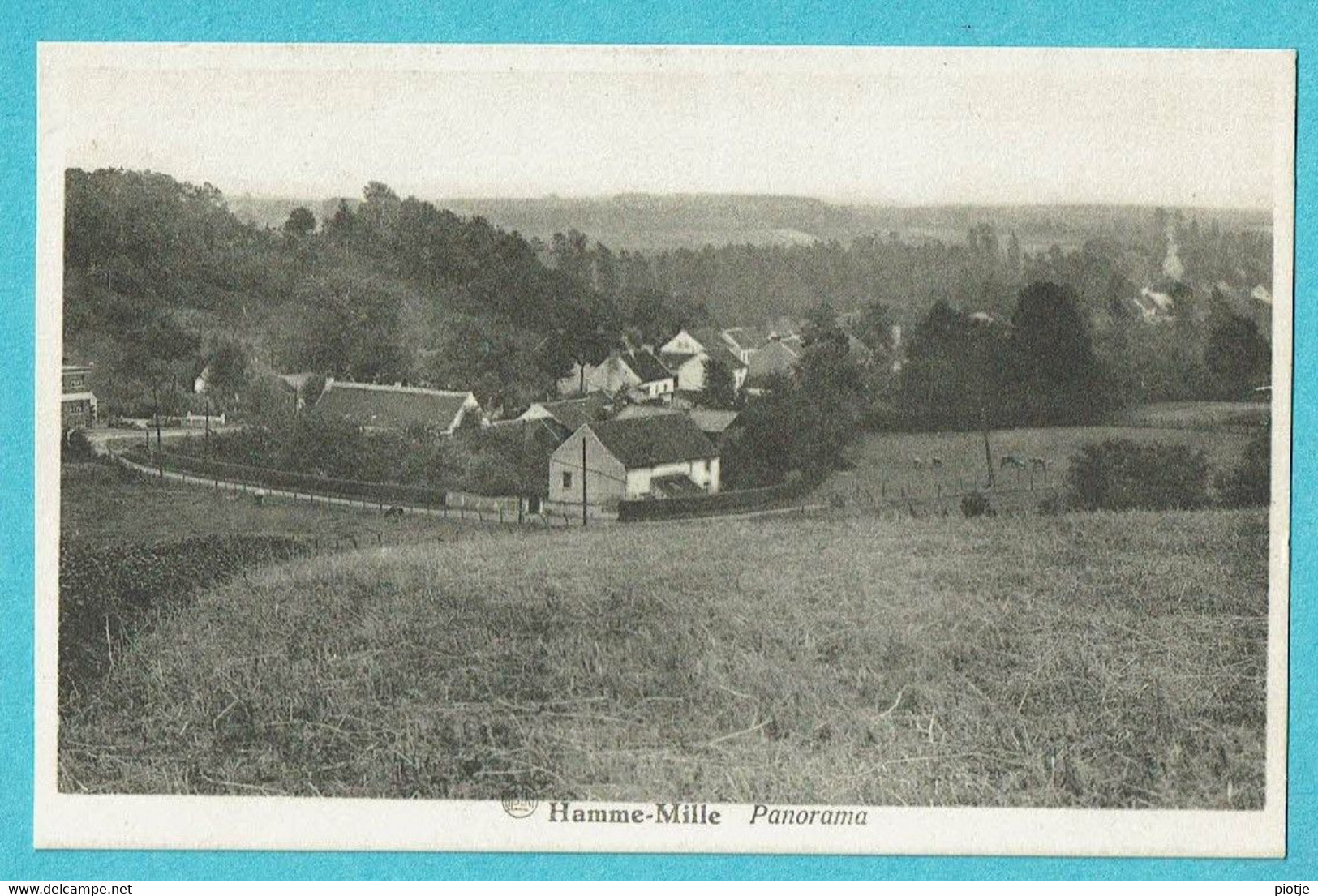 * Hamme Mille - Bevekom (Waals Brabant Wallon) * (Albert) Panorama, Vue Générale, Old, Rare, Unique - Beauvechain