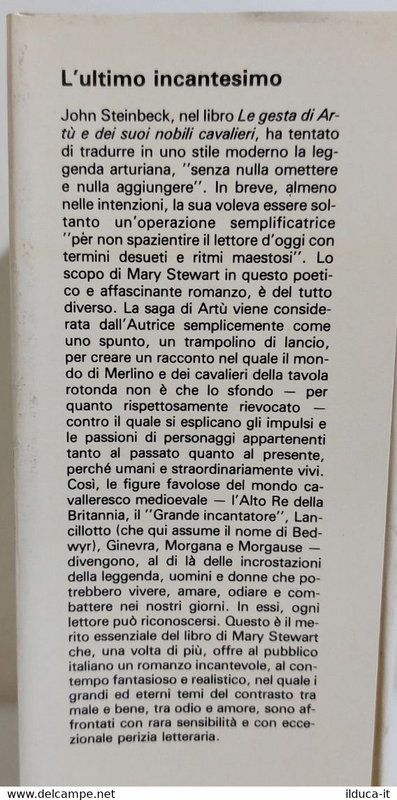 I110474 Mary Stewart - L'ultimo Incantesimo - Rizzoli 1981 - Science Fiction Et Fantaisie