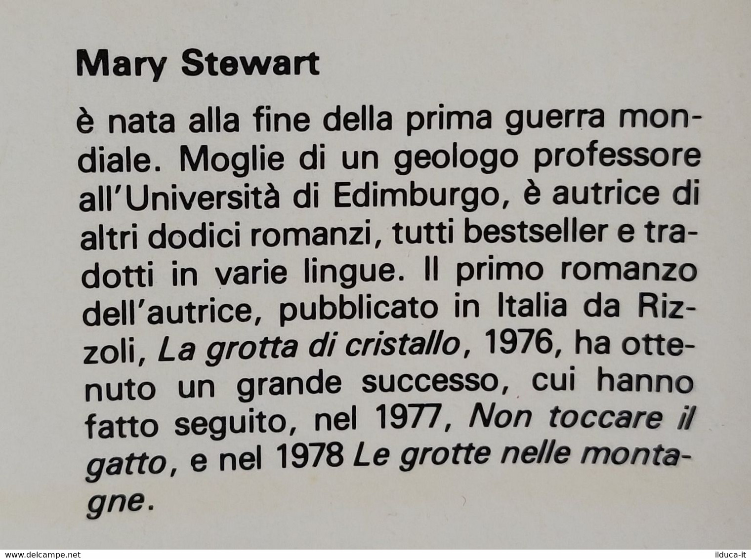 I110474 Mary Stewart - L'ultimo Incantesimo - Rizzoli 1981 - Ciencia Ficción Y Fantasía