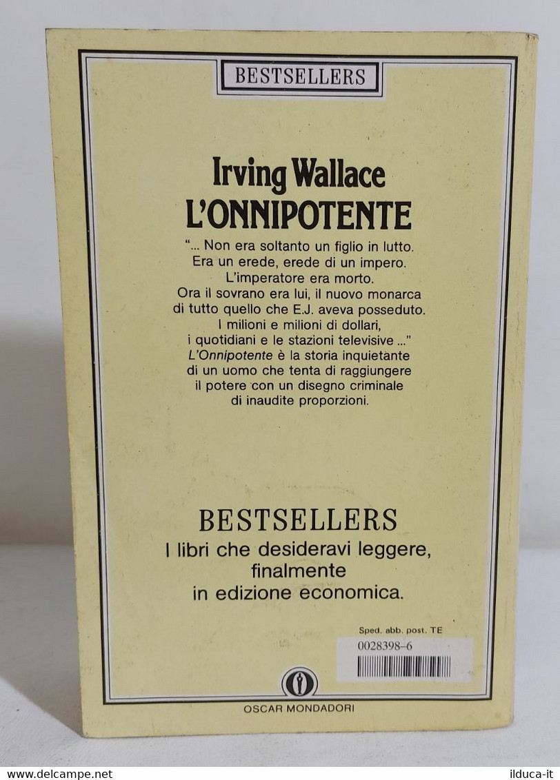 I110479 Irving Wallace - L'Onnipotente - Mondadori 1986 - Novelle, Racconti