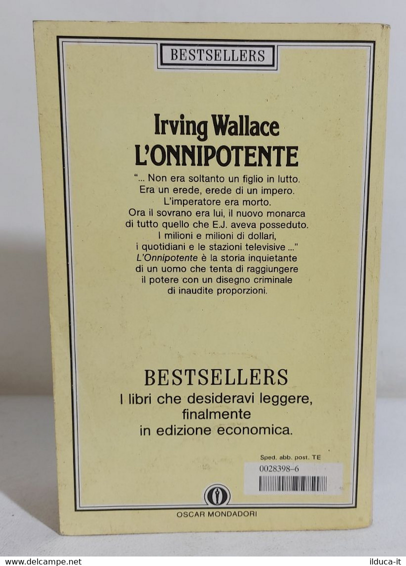 I110479 Irving Wallace - L'Onnipotente - Mondadori 1986 - Nouvelles, Contes