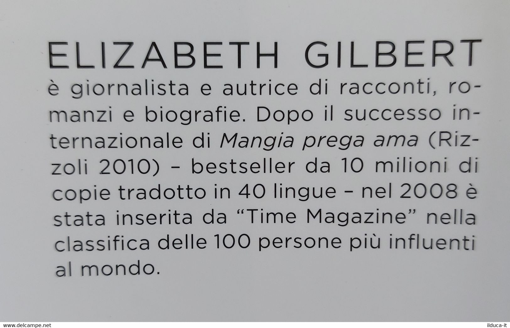 I110758 Elizabeth Gilbert - Giuro Che Non Mi Sposo - Rizzoli 2011 - Novelle, Racconti