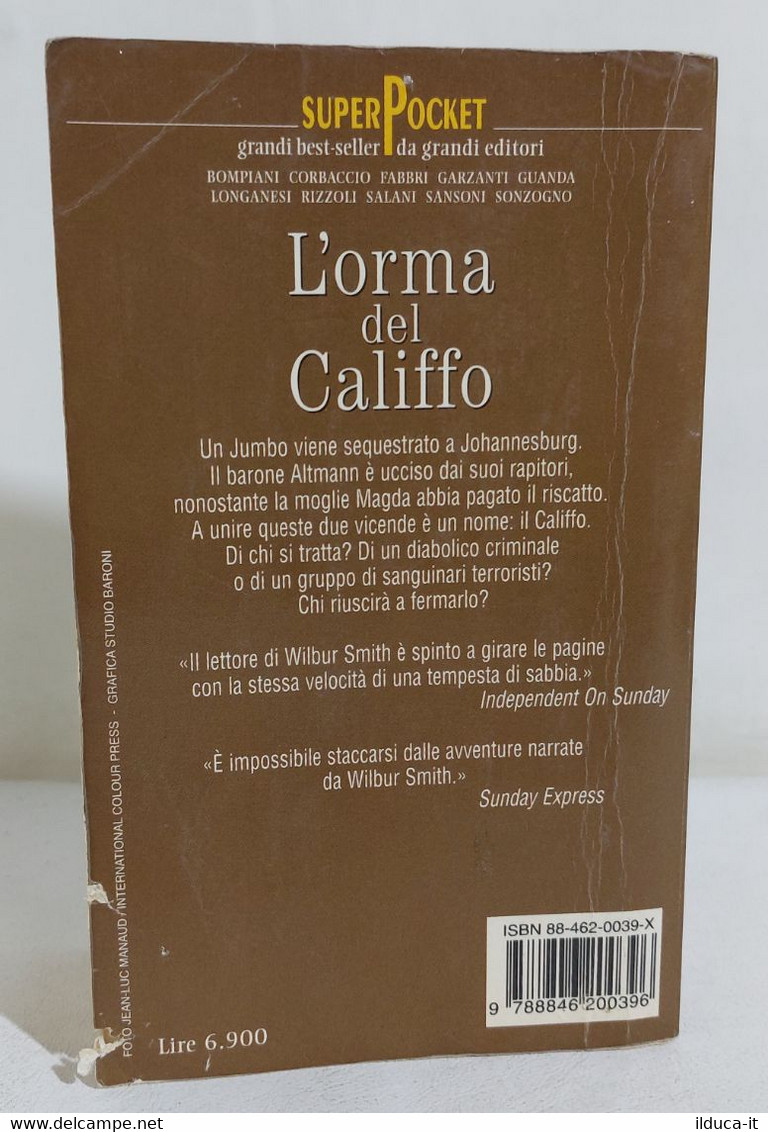 I110762 Wilbur Smith - L'orma Del Califfo - TEA 1998 - Abenteuer