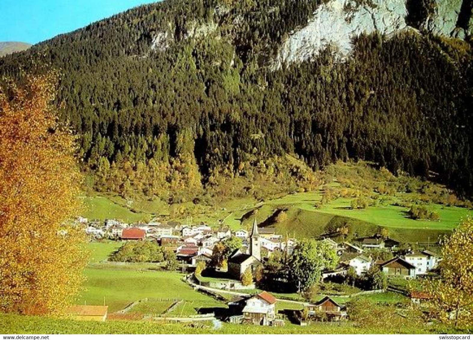 ZILLIS Mit Der Kirche St. Martin Gel. 1986 Feldpost - Zillis-Reischen