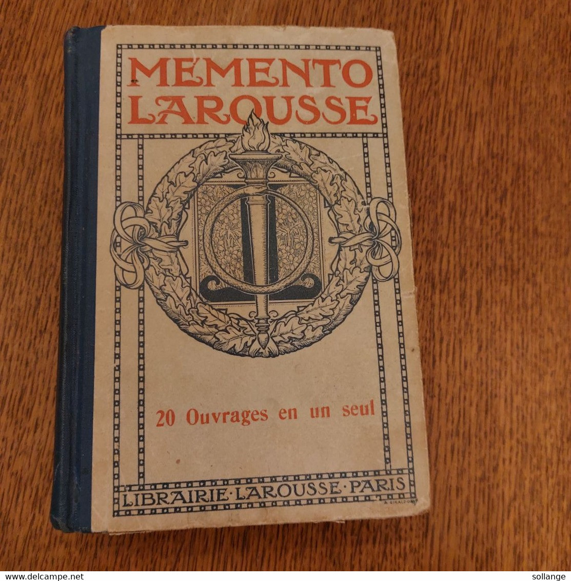 Mémento Larousse Paris 1931 - Enzyklopädien