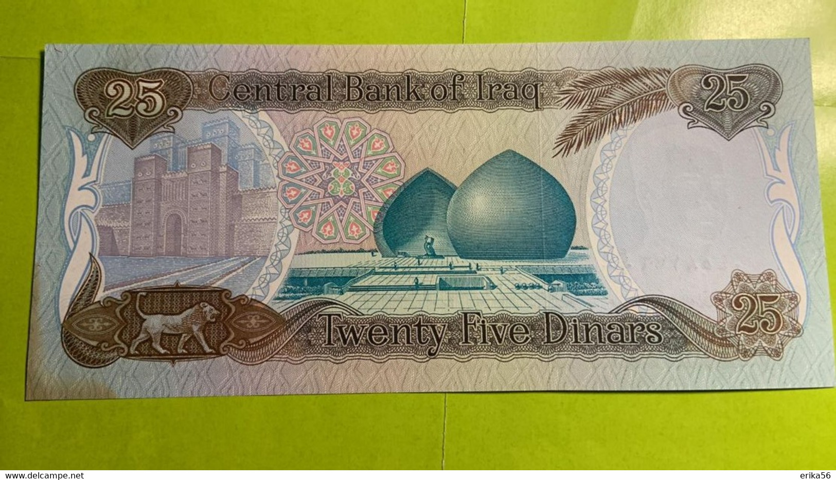 Billet Iraq 25 Dinars - Iraq