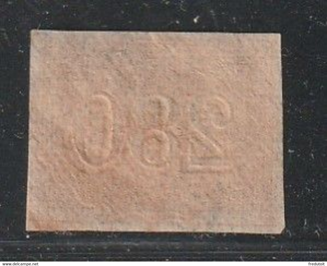 BRESIL - N°21 Obl (1854-61) 280r Rouge - Gebraucht