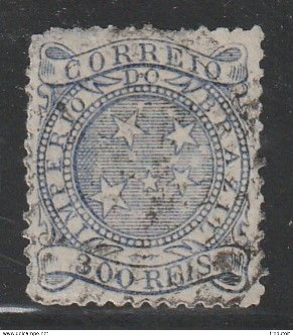 BRESIL - N°64 Obl (1884-88) 300r Bleu - Gebraucht