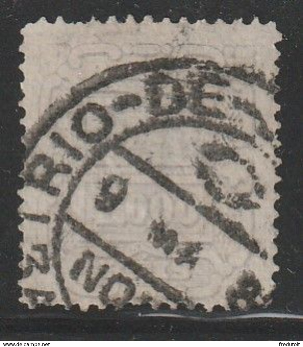 BRESIL - N°67 Obl (1884-88) 1000r Bleu Gris - Gebraucht