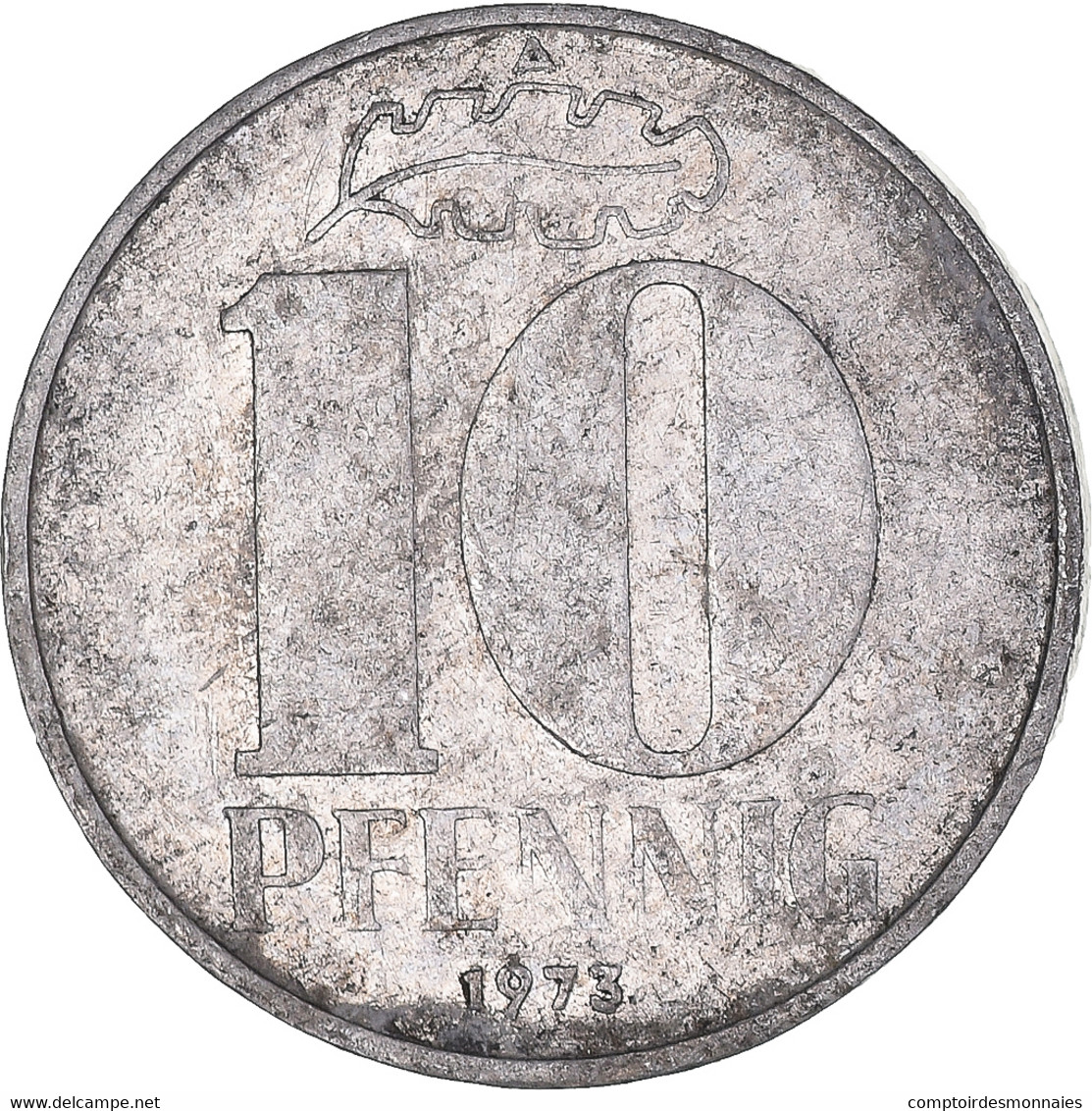 Monnaie, République Démocratique Allemande, 10 Pfennig, 1973, Berlin, TB+ - 10 Pfennig