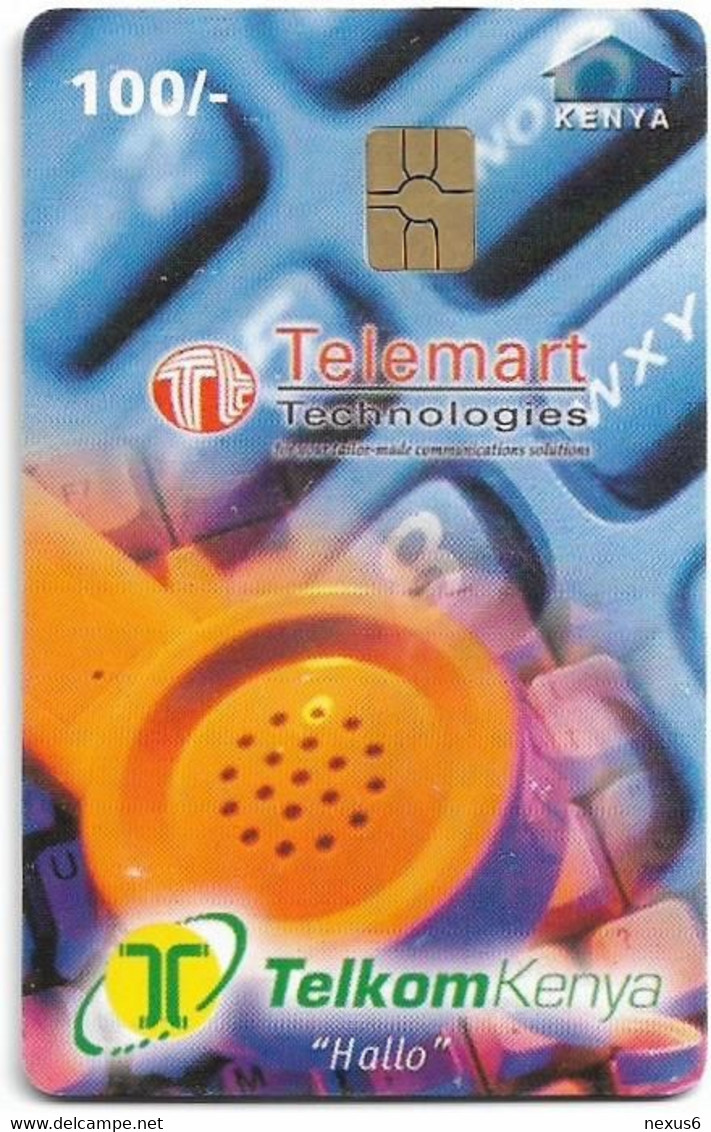 Kenya - KPTC - Orange Handset, 31.12.2001, Gem5 Red, 100Sh, Used - Kenya