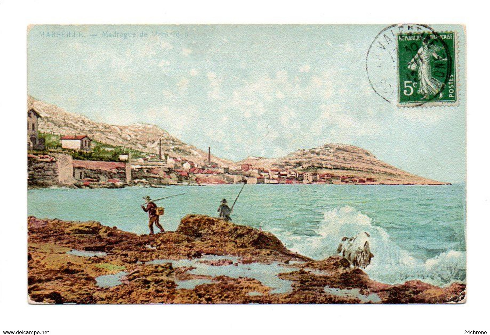 Marseille: Madrague De Montredon, Carte Heliochrom, Tramway De Marseille (23-36) - Quartiers Sud, Mazargues, Bonneveine, Pointe Rouge, Calanques