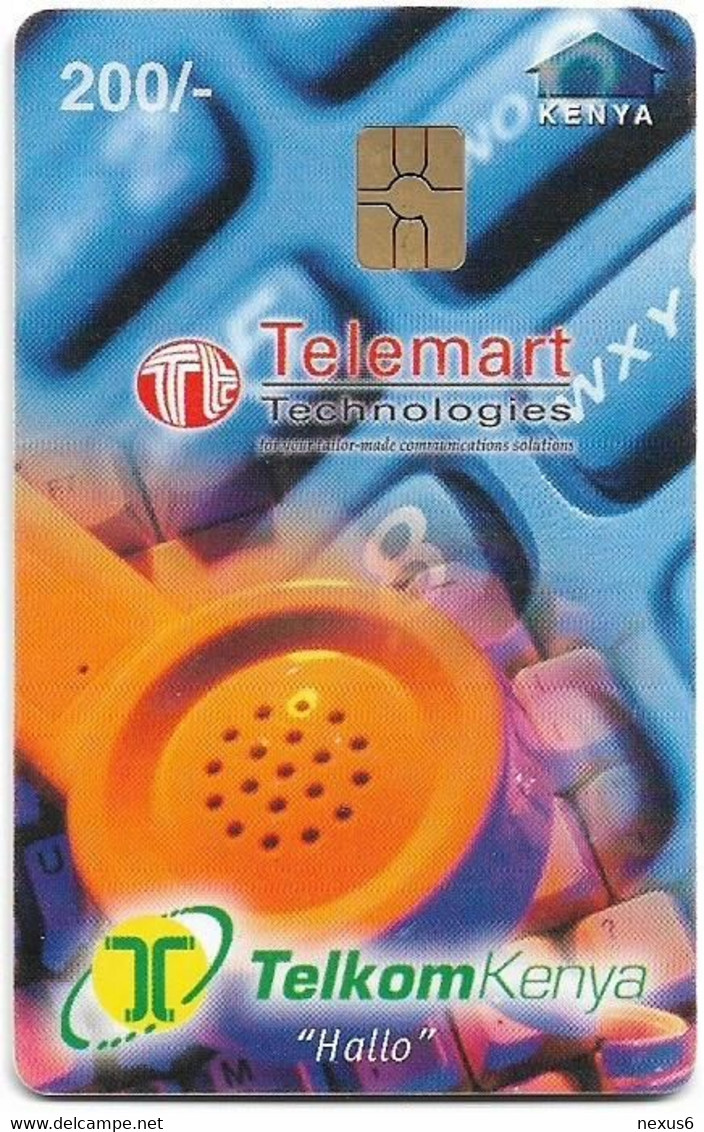 Kenya - KPTC - Orange Handset, 31.12.2000, Gem5 Red, 200Sh, Used - Kenya