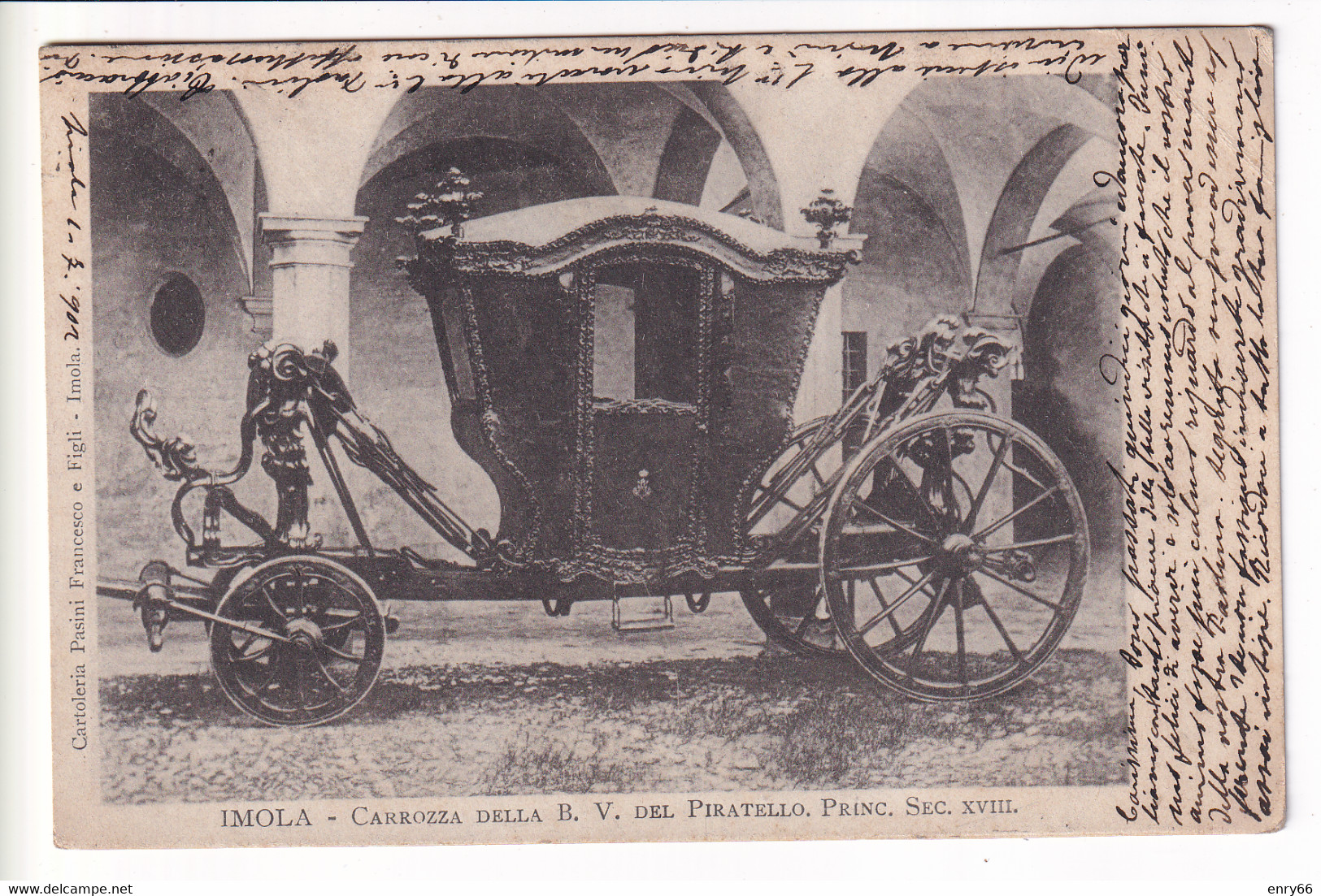 IMOLA CARROZZA DELLA B. V. DEL PIRATELLO - Imola