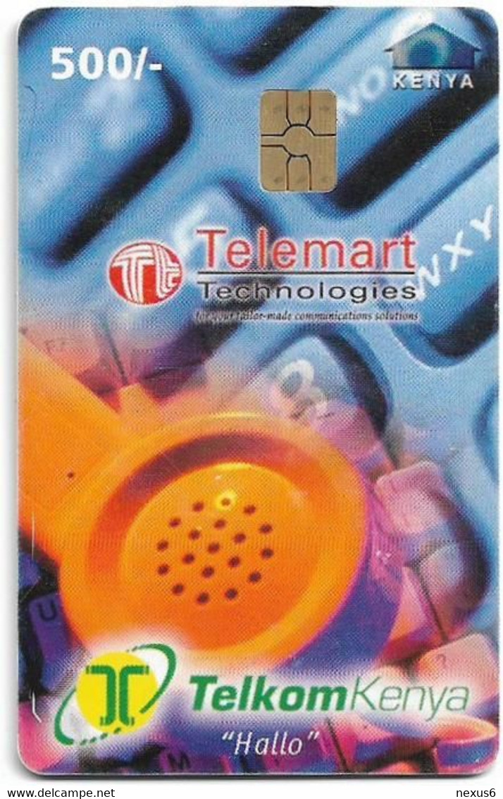 Kenya - KPTC - Orange Handset, 31.12.2001, Gem5 Red, 500Sh, Used - Kenya