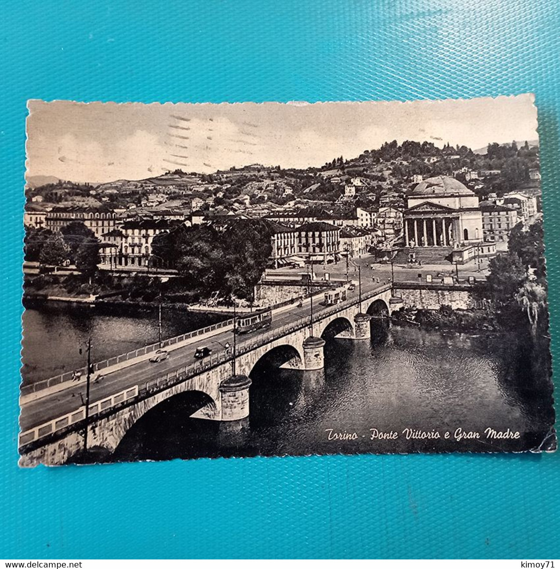 Cartolina Torino - Ponte Vittorio E Gran Madre. Viaggiata 1951 - Ponts